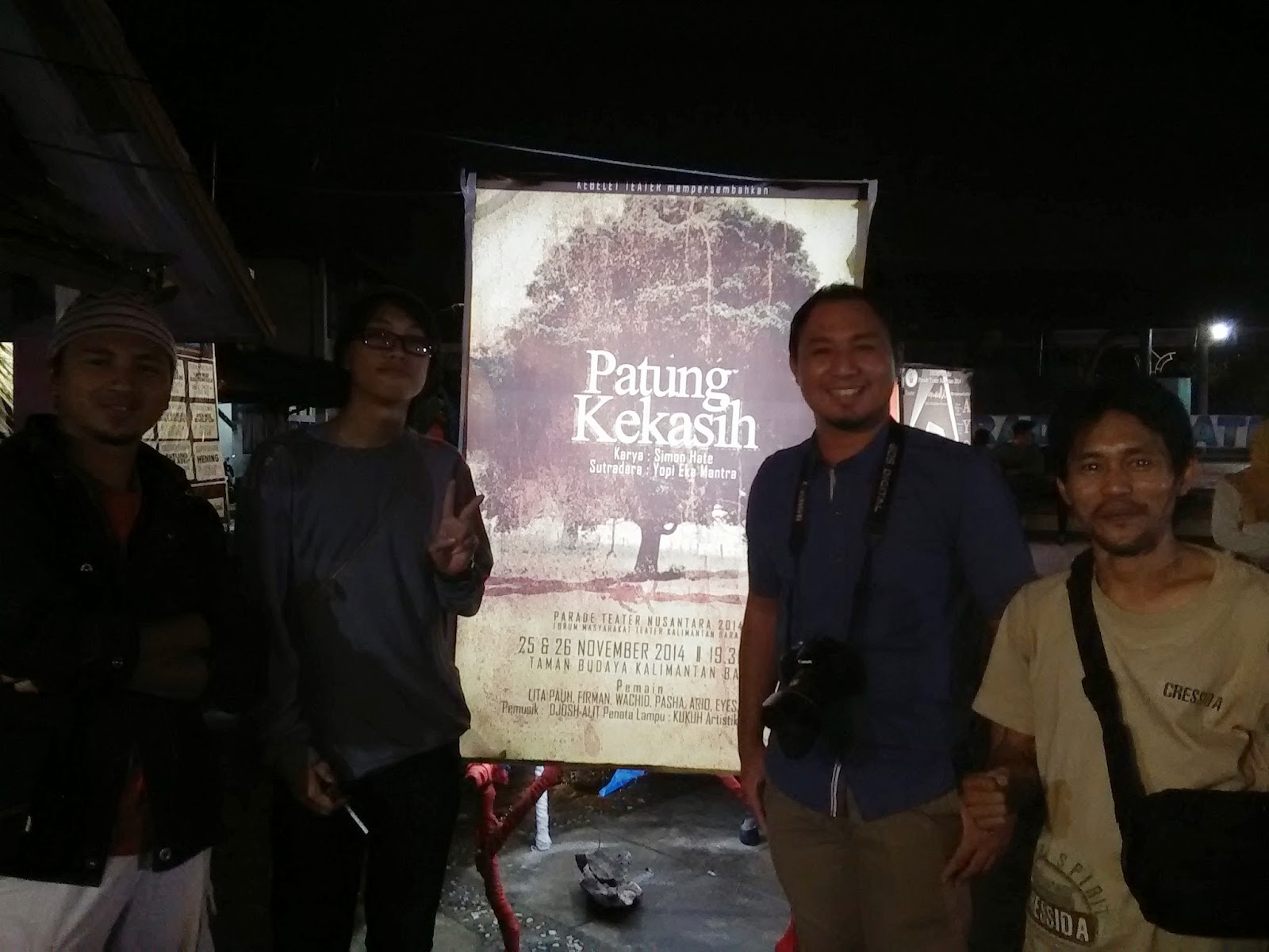 Bersama Ayip, Ketua Panitia Parade Teater Nusantara 2014
