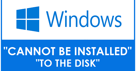 Cara Mengatasi Windows Cannot Be Installed to The Disk The Selected 