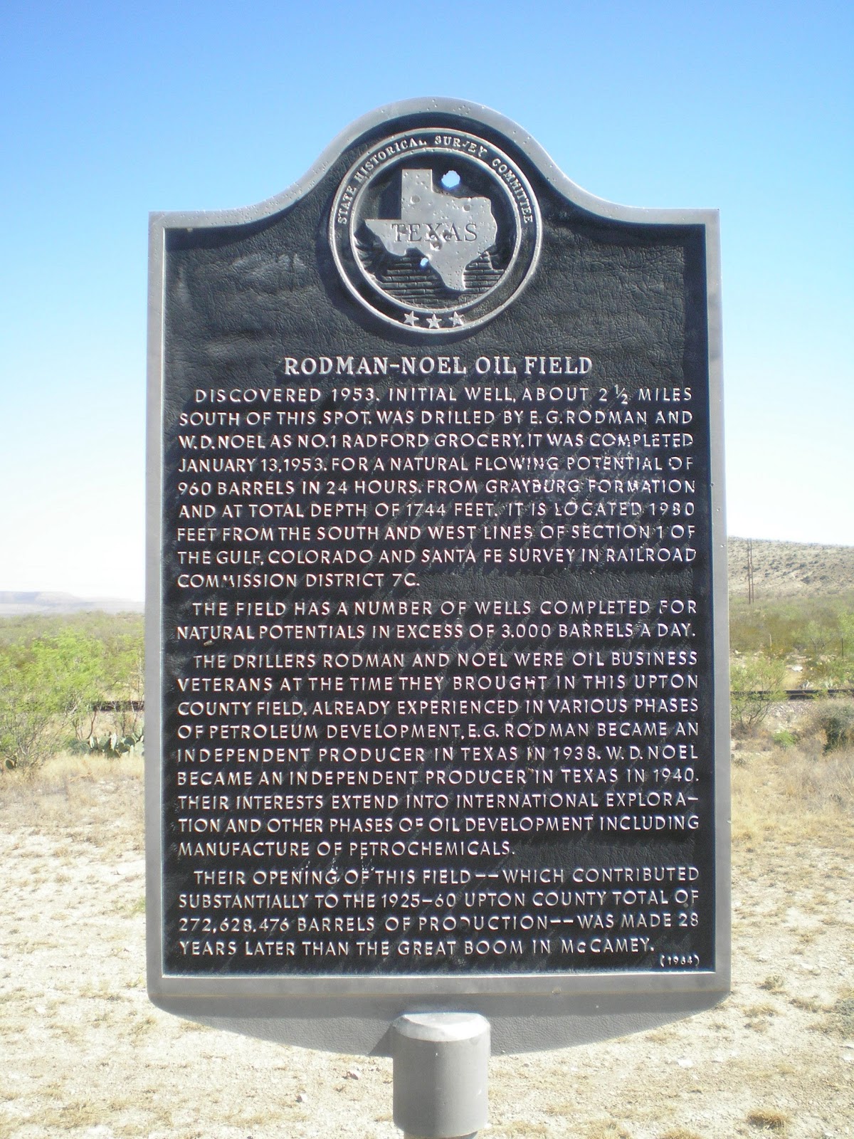 The Road Genealogist Big Lake to McCamey, Texas