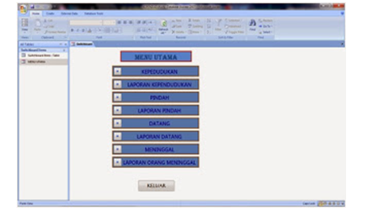 Sederhana : Cara Membuat Form &amp; SwitchBoard Pada Microsoft Access