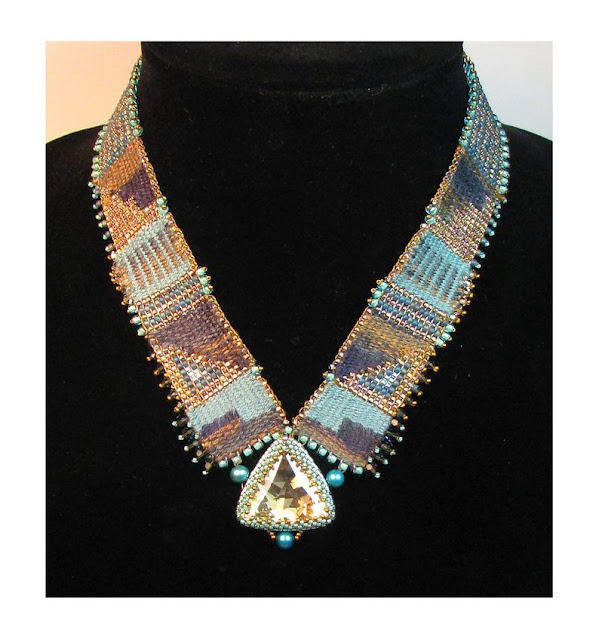 Ann Benson's Unique No Finish Bead and Fiber Loom Beadwork Jewelry