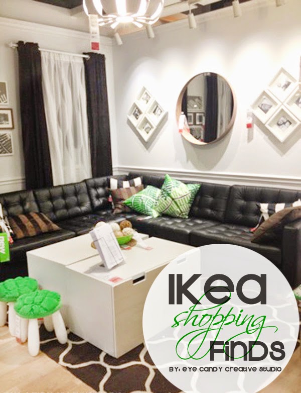 living room, home decor, green & grey home, quatrefoil rug, shopping at IKEA