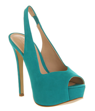 jade green high heel shoes