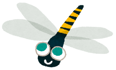 オニヤンマのイラスト(トンボ)