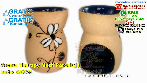 Aroma Therapy Motif Porcelain
