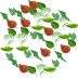 Graphic Vector Flower Leaf PNG 2369
