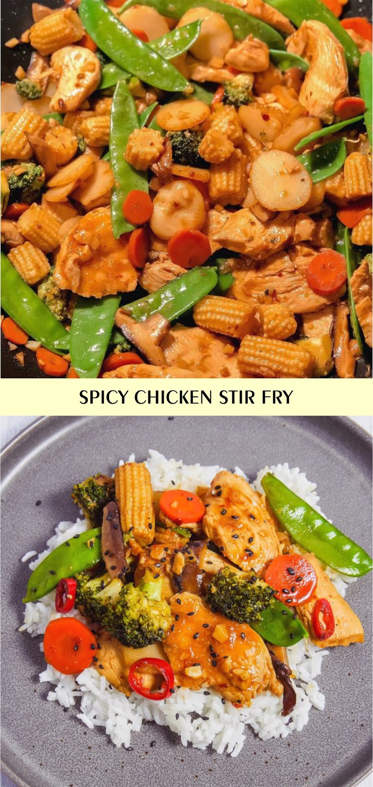SPICY CHICKEN STIR FRY | Extra Ordinary Food