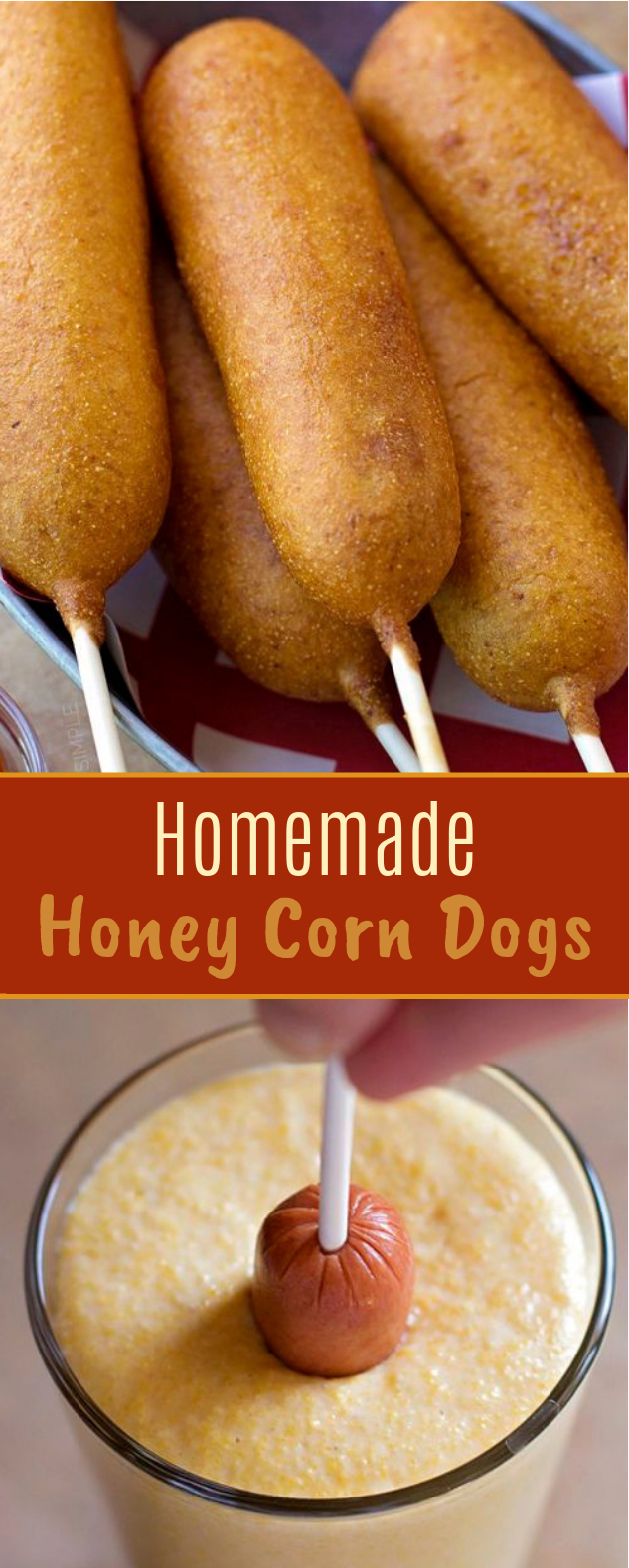Homemade Honey Corn Dogs