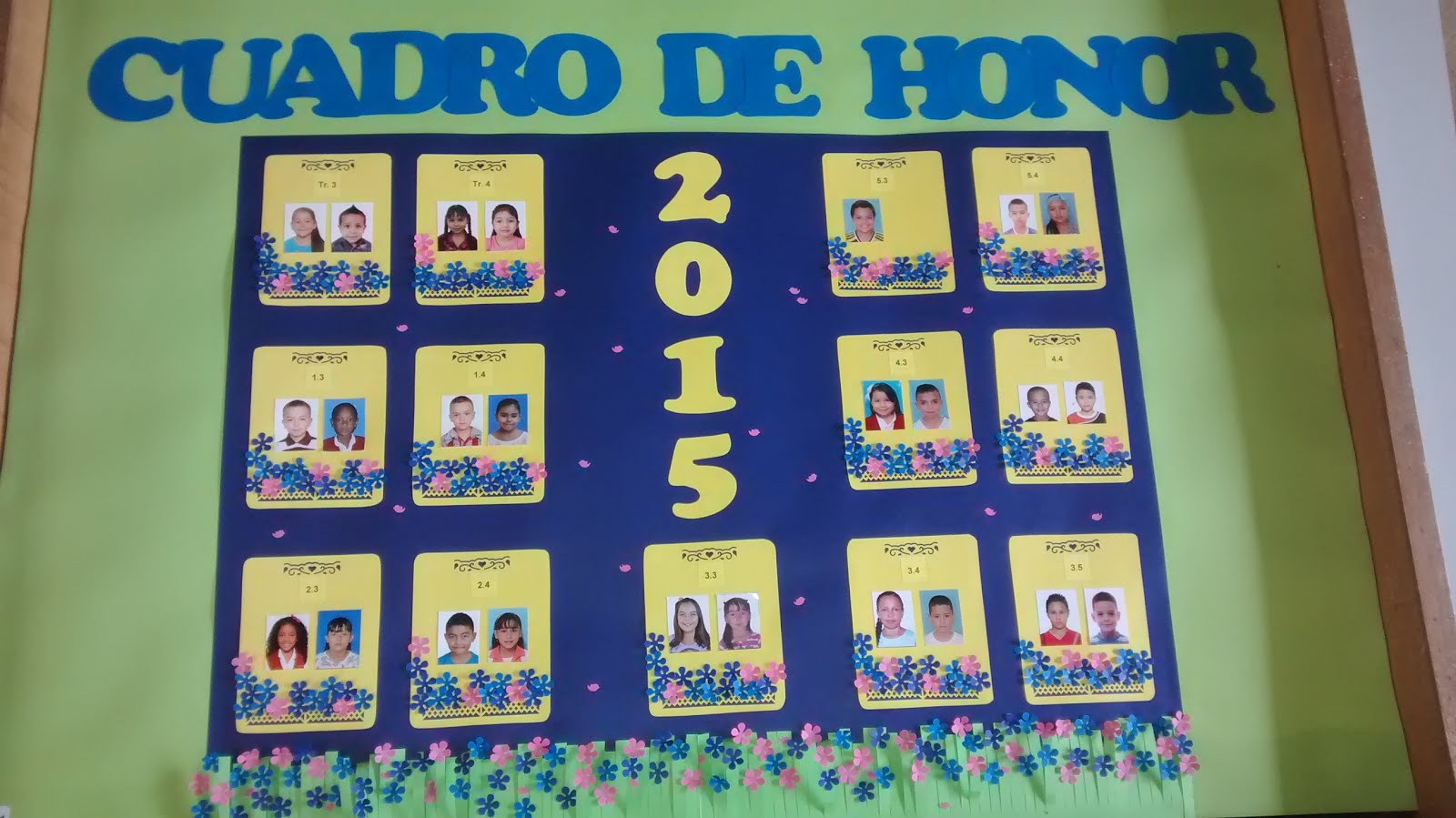 Cuadro de Honor 2015 Primer Periodo