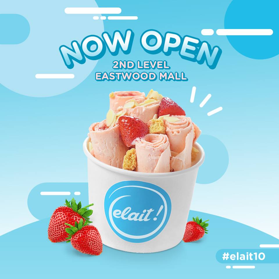 Manila Shopper Elait Rolled Ice Cream Eastwood Opening Promo Feb 2