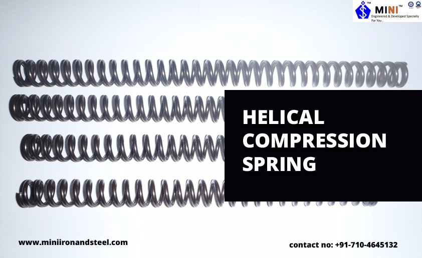 Helical compression spring
