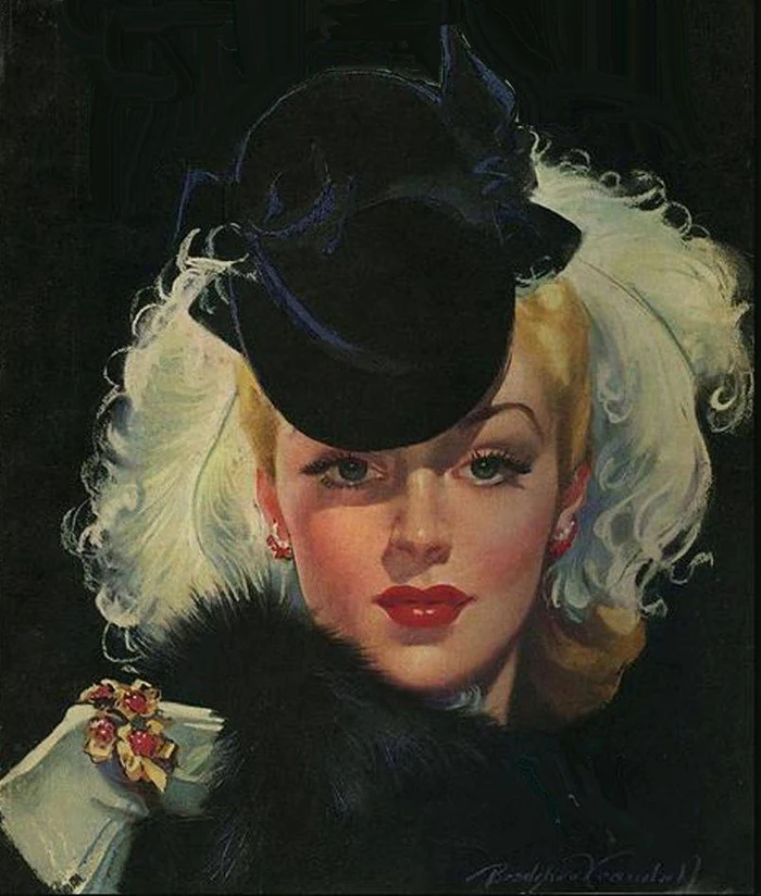 John Bradshaw Crandell 1896-1966 | American Glamour and Pin-Up painter