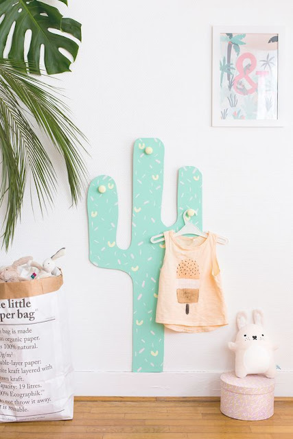 decoracion infantil con cactus