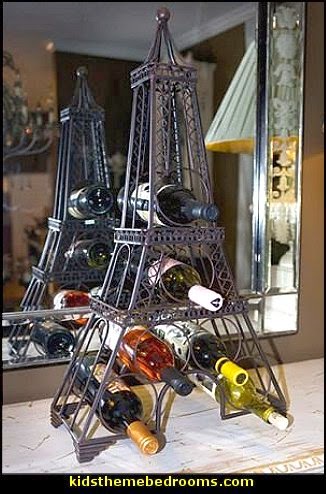 Metal Eiffel Tower Bottle Holder Display French cafe Paris Bistro style decorating ideas - French Country theme decorating ideas - French cafe theme decorating ideas - French country kitchens - French cafe decor - coffee themed decor - french coffee shop decor - Paris themed bedrooms - Paris themed decor French cafe Paris Bistro style decorating ideas - French Country theme decorating ideas - French cafe theme decorating ideas - French country kitchens - French cafe decor - coffee themed decor - french coffee shop decor - Paris themed bedrooms - Paris themed decor