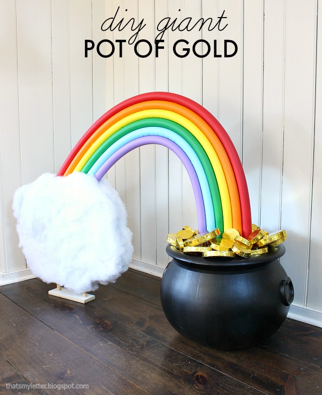 That's My Letter DIY Giant Pot of Gold