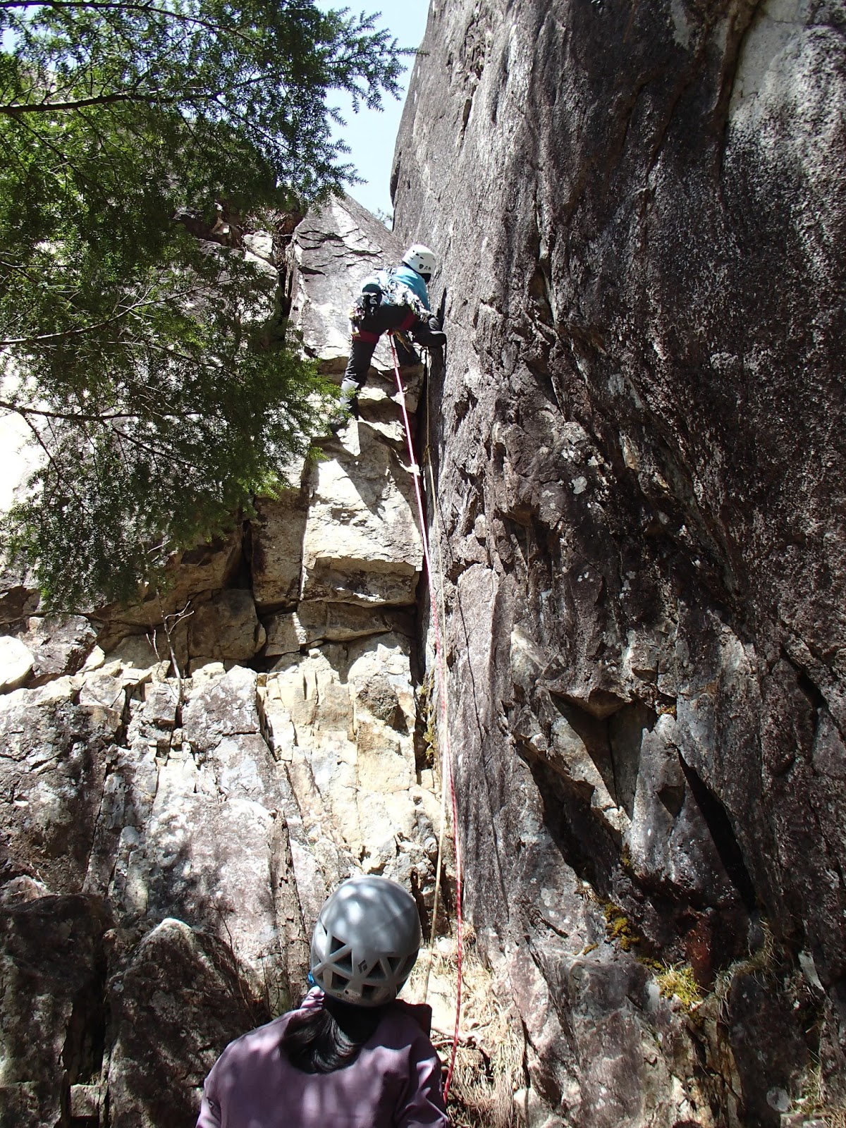 石田登山塾日誌 マルチピッチリード講習