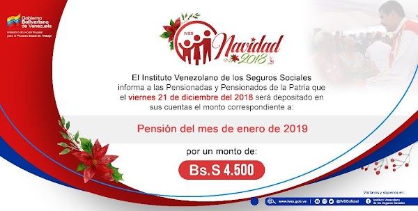 Cobro de Pensión Mes de Enero 2019 (IVSS) - ACTUALIZADO Cobro de Pensión Mes de Enero 2019 (IVSS) - ACTUALIZADO