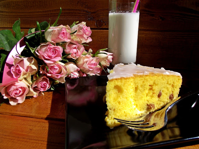 Prăjitură cu griş şi sirop de lapte