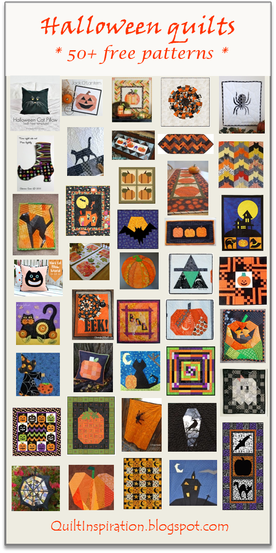 Quilt Inspiration: Free Pattern Day: Halloween