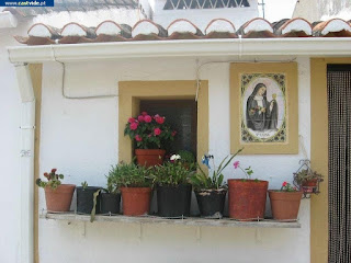 Azulejos e Placas de Pedra de Castelo de Vide, Portugal (Tiles)