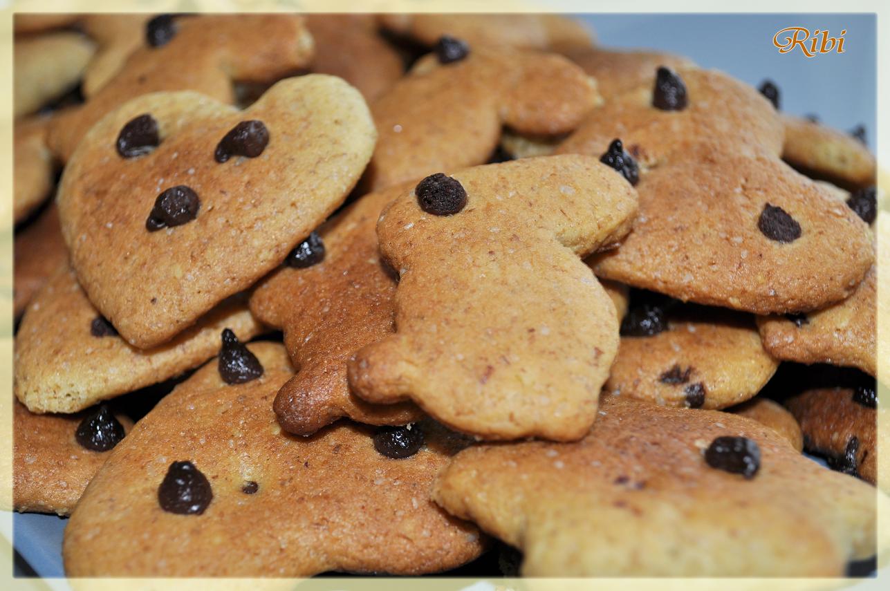 Biscotti con gocce di cioccolato