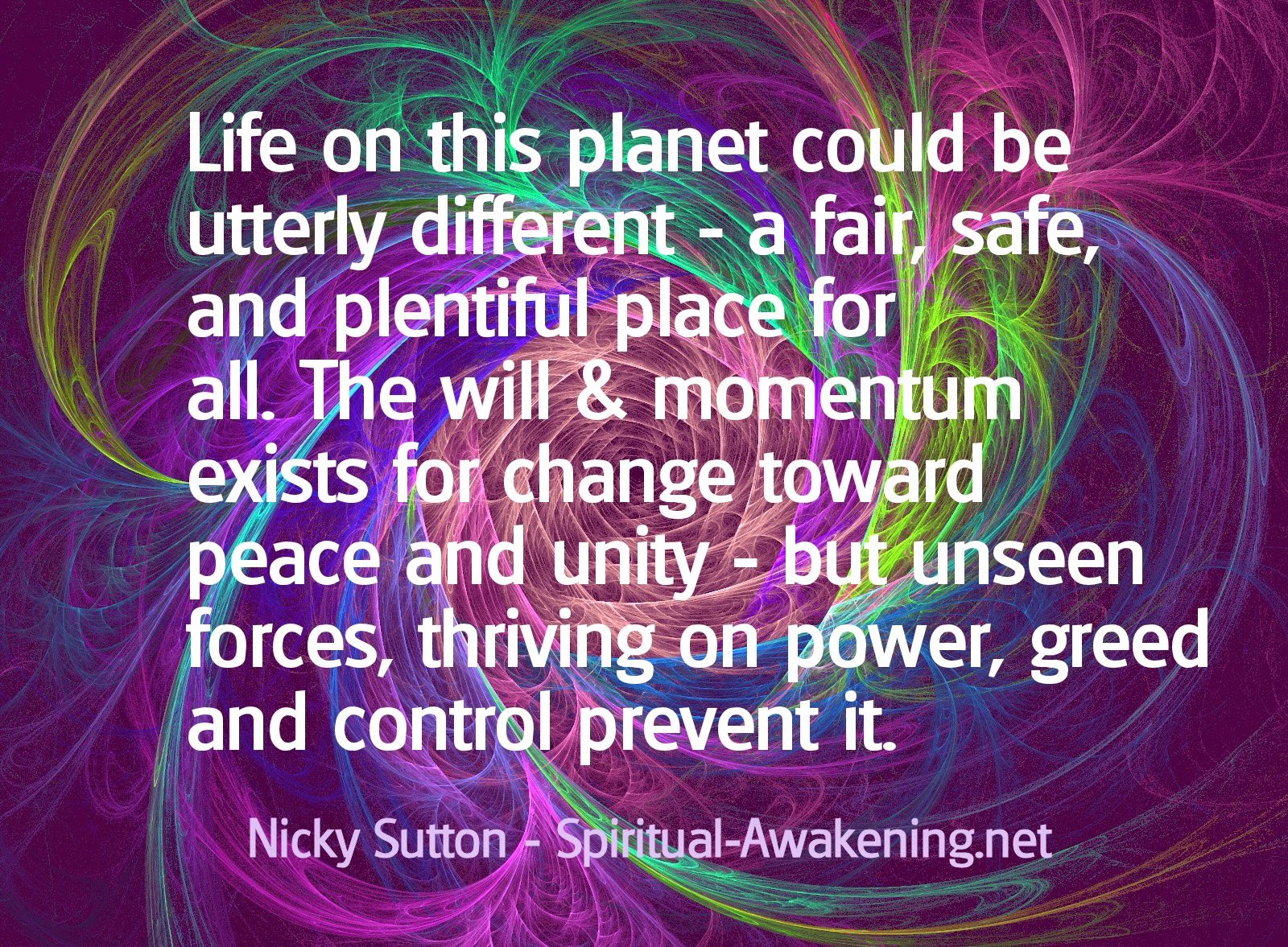 Nicky Sutton Quote