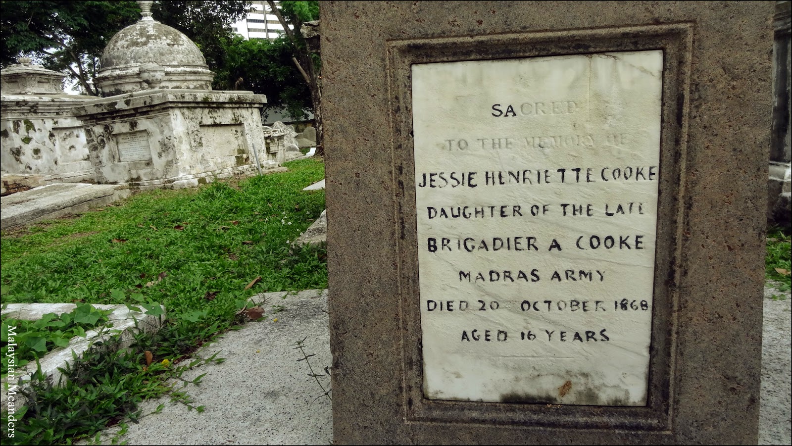 Old Protestant Cemetery, Penang