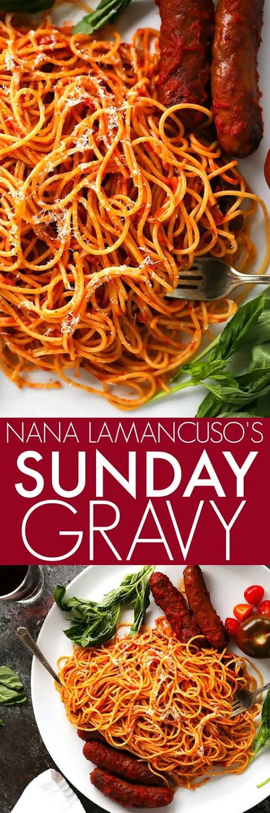 AUTHENTIC ITALIAN SUNDAY GRAVY (NANA'S MEAT SAUCE) - Foodandcake123