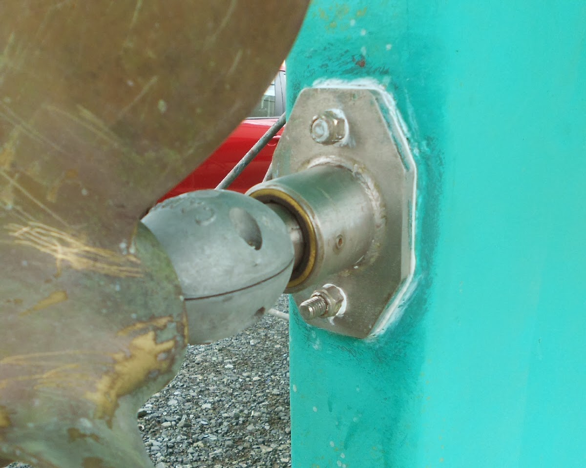 Sailing Vessel Gra'inne New bearing is installed