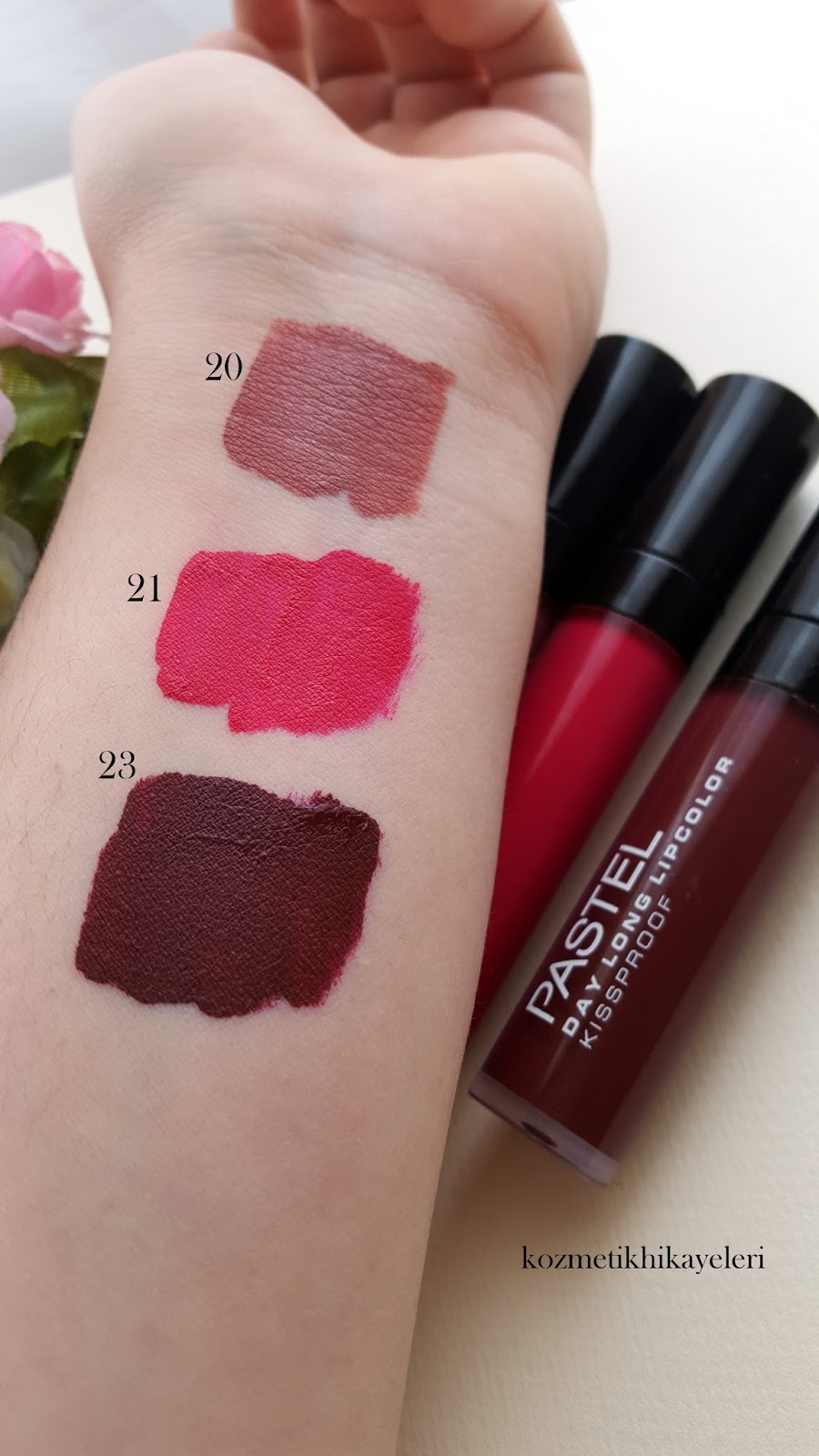 KOZMETİK HİKAYELERİ Pastel Day Long Lipcolor Likit Mat Rujar Yeni