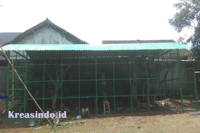Repeat Order pesanan Kandang untuk Burung Merak Bu Liza di Subang Jawa Barat