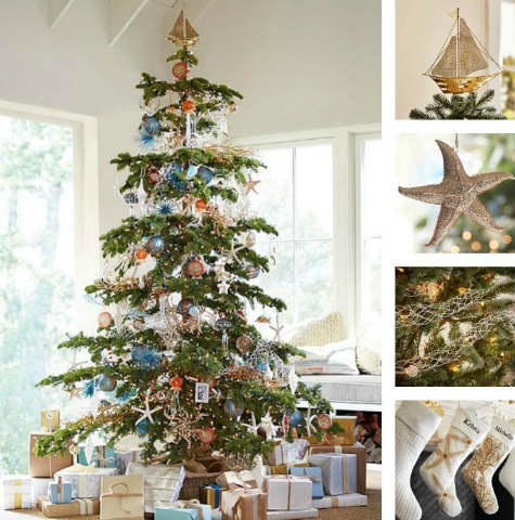 Coastal Christmas Pottery Barn