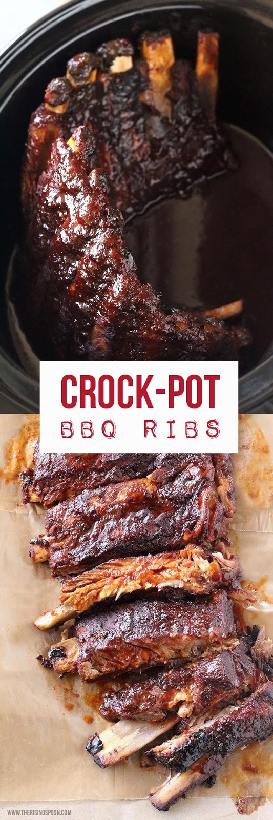 CrockPot BBQ Ribs The Rising Spoon CrockPot BBQ Ribs