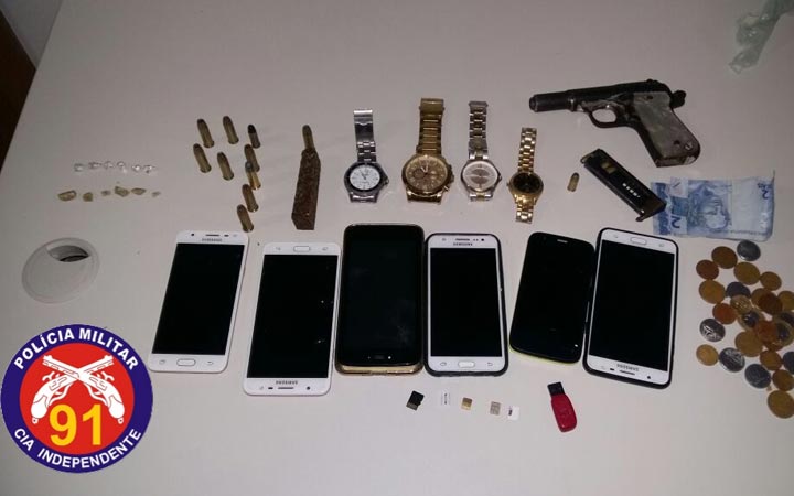 Polícia Militar prende quadrilha de roubo de celular em Capim Grosso
