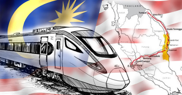 PROJEK LALUAN KERETAPI PANTAI TIMUR (ECRL) BAWA LIMPAHAN EKONOMI UNTUK