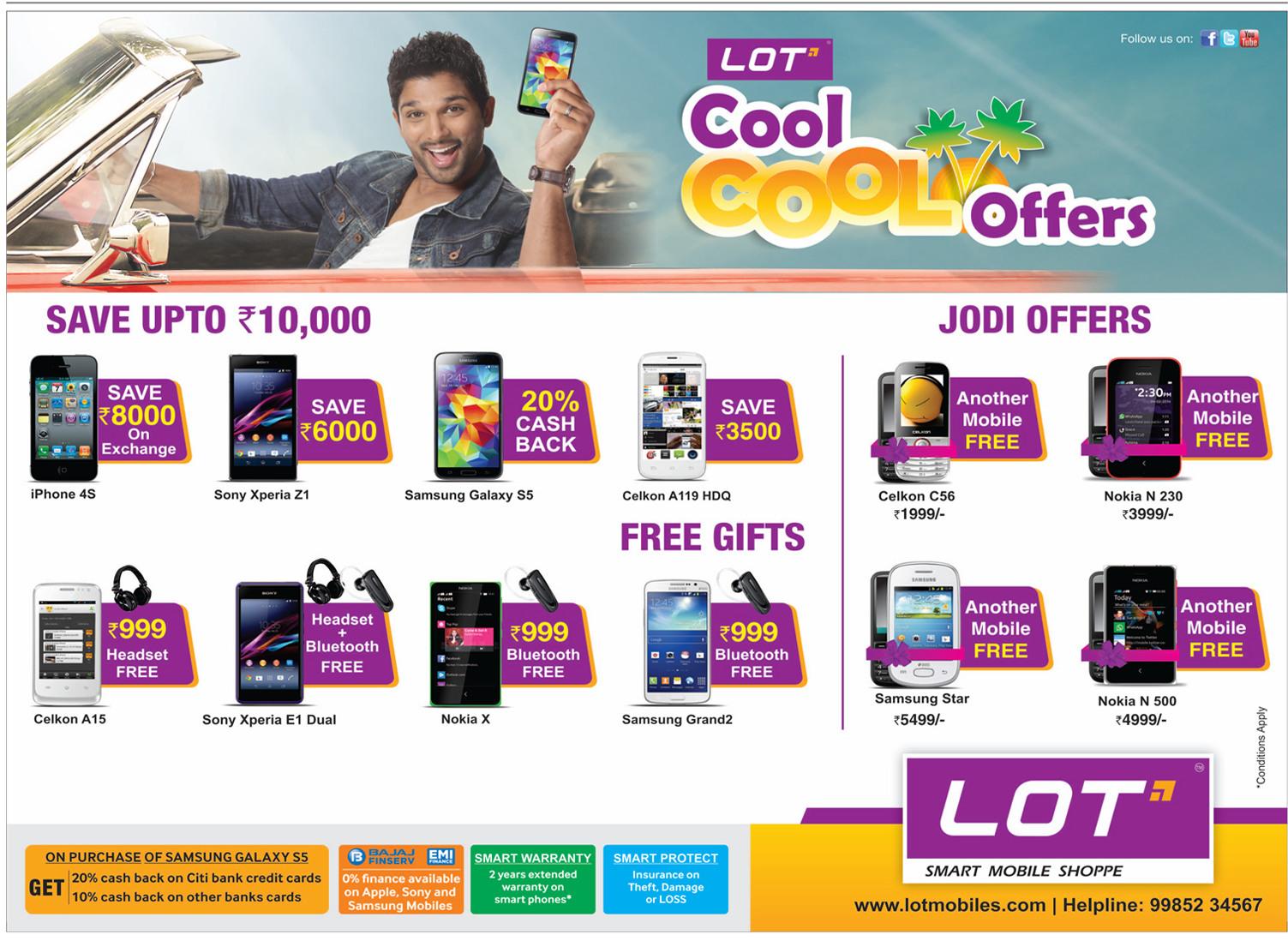 Flatoff.in Offers & Discounts in Hyderabad Offers on Mobiles Lot