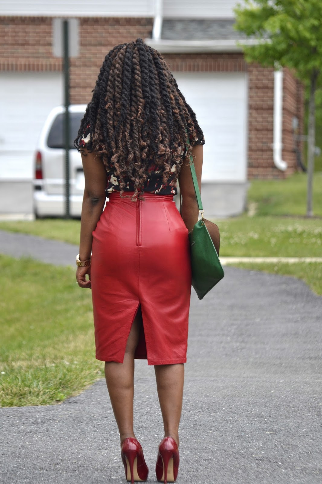. The Red Leather Skirt!