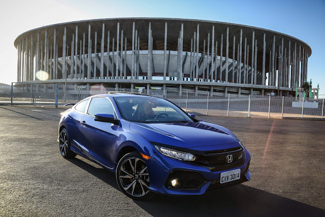 Honda Civic Si Brilliant Sporty Blue Metallic - Estádio Mané Garrincha