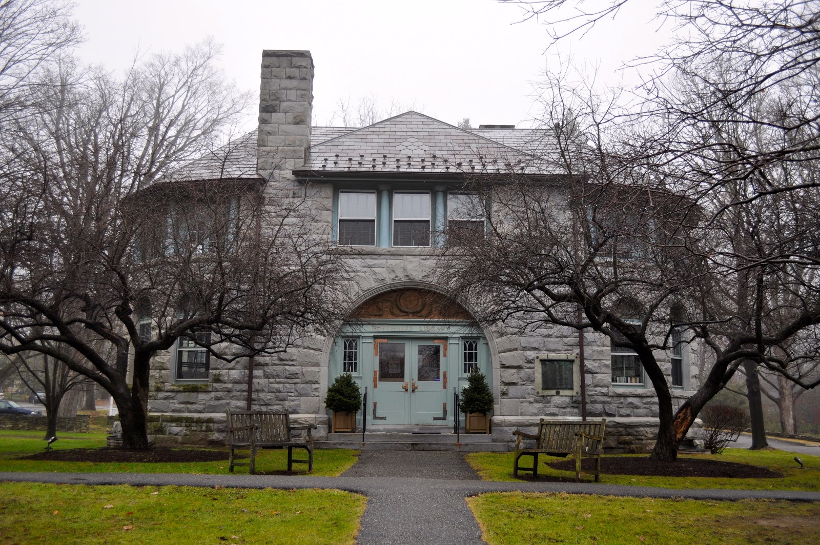 down country lanes The Hotchkiss Library of Sharon, Connecticut