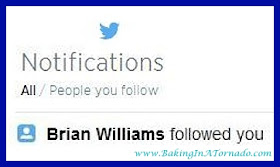 Brian Williams Follow | www.BakingInATornado.com