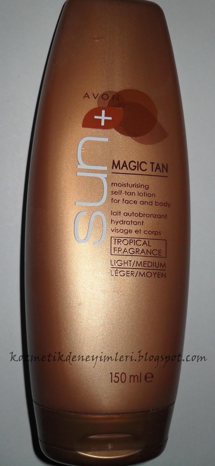 kozmetik deneyimleri avon self tan lotion güneşsiz bronzlaştırıcı losyon