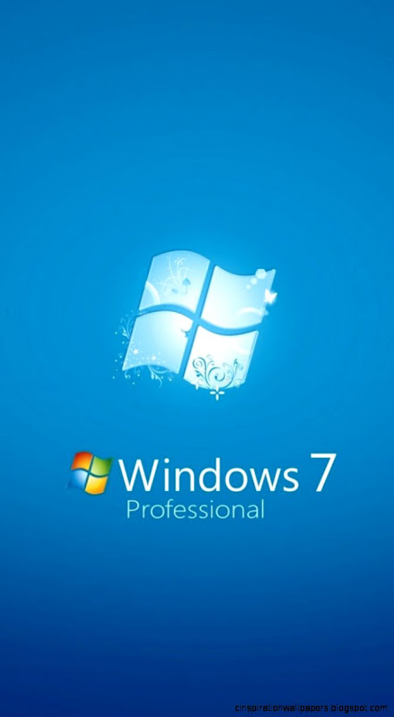 Download Wallpaper 720x1280 Windows 7 Os Blue White Samsung