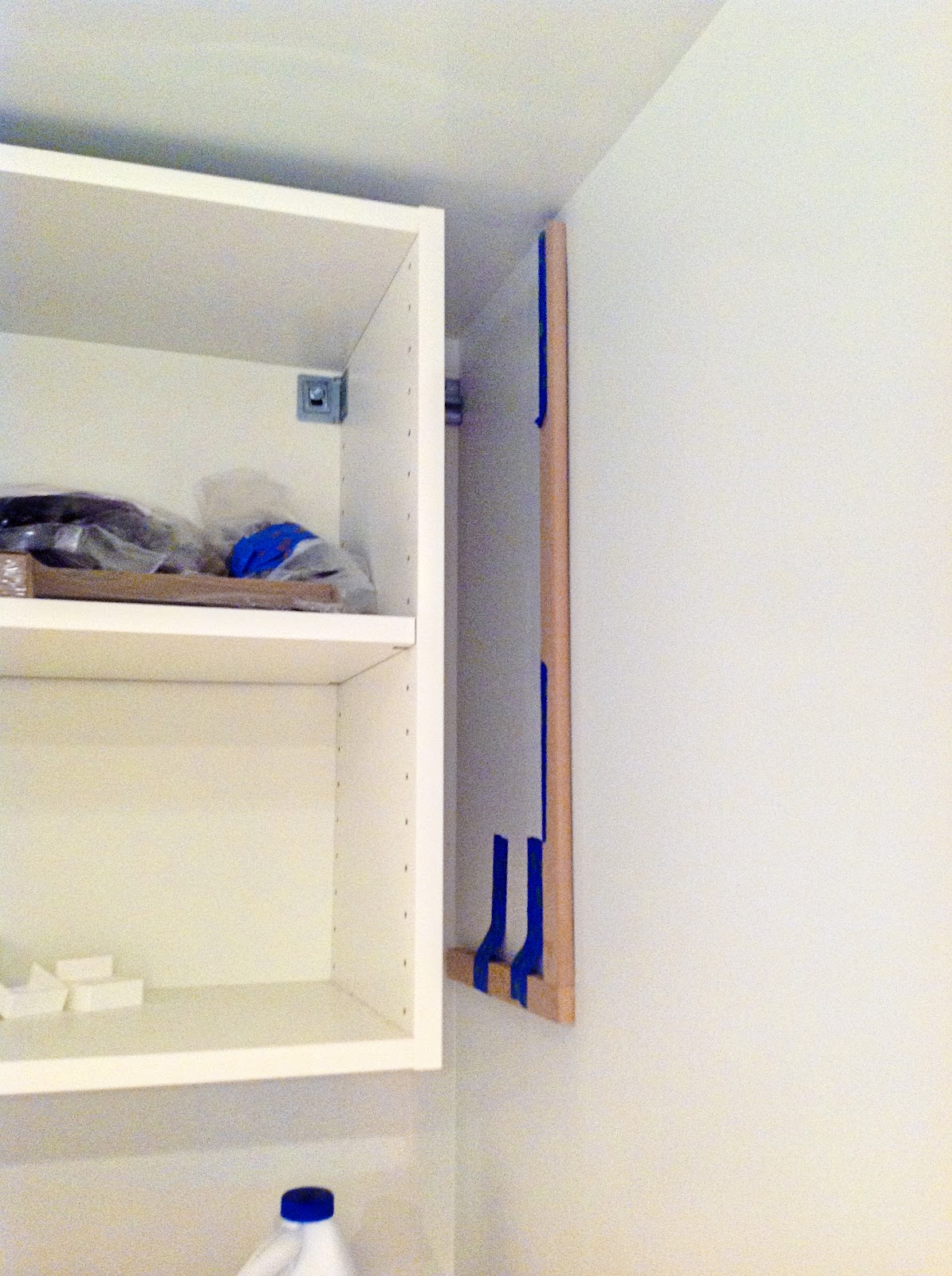 Making Ikea Cabinets Look Expensive Hint Use Diy Ikea Pax Filler