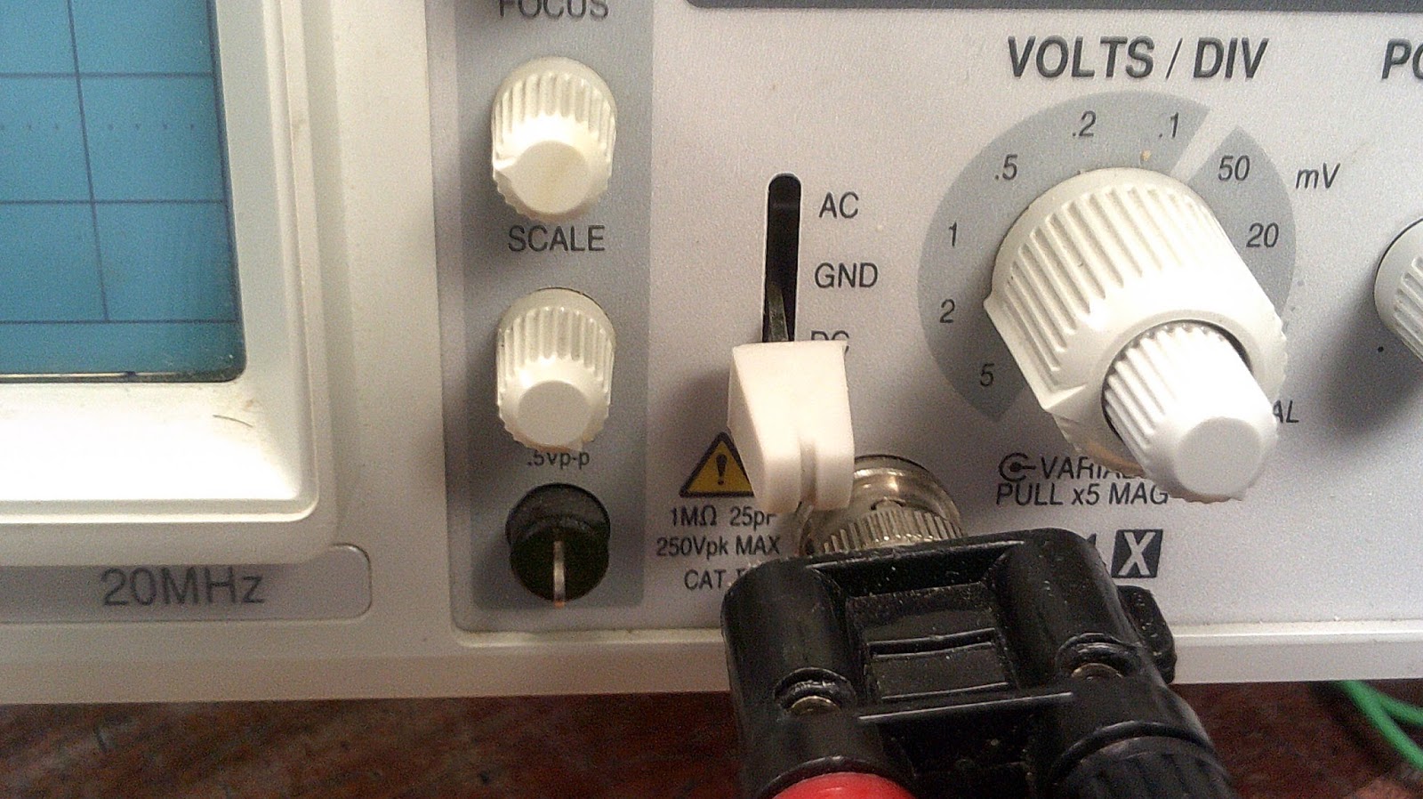 wigton physics Direct Current on the oscilloscope