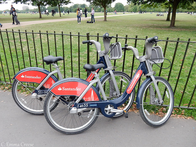 Cycling through London, and a childhood confession