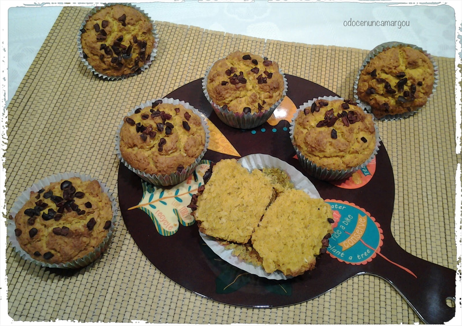 Muffins de Cenoura e Coco