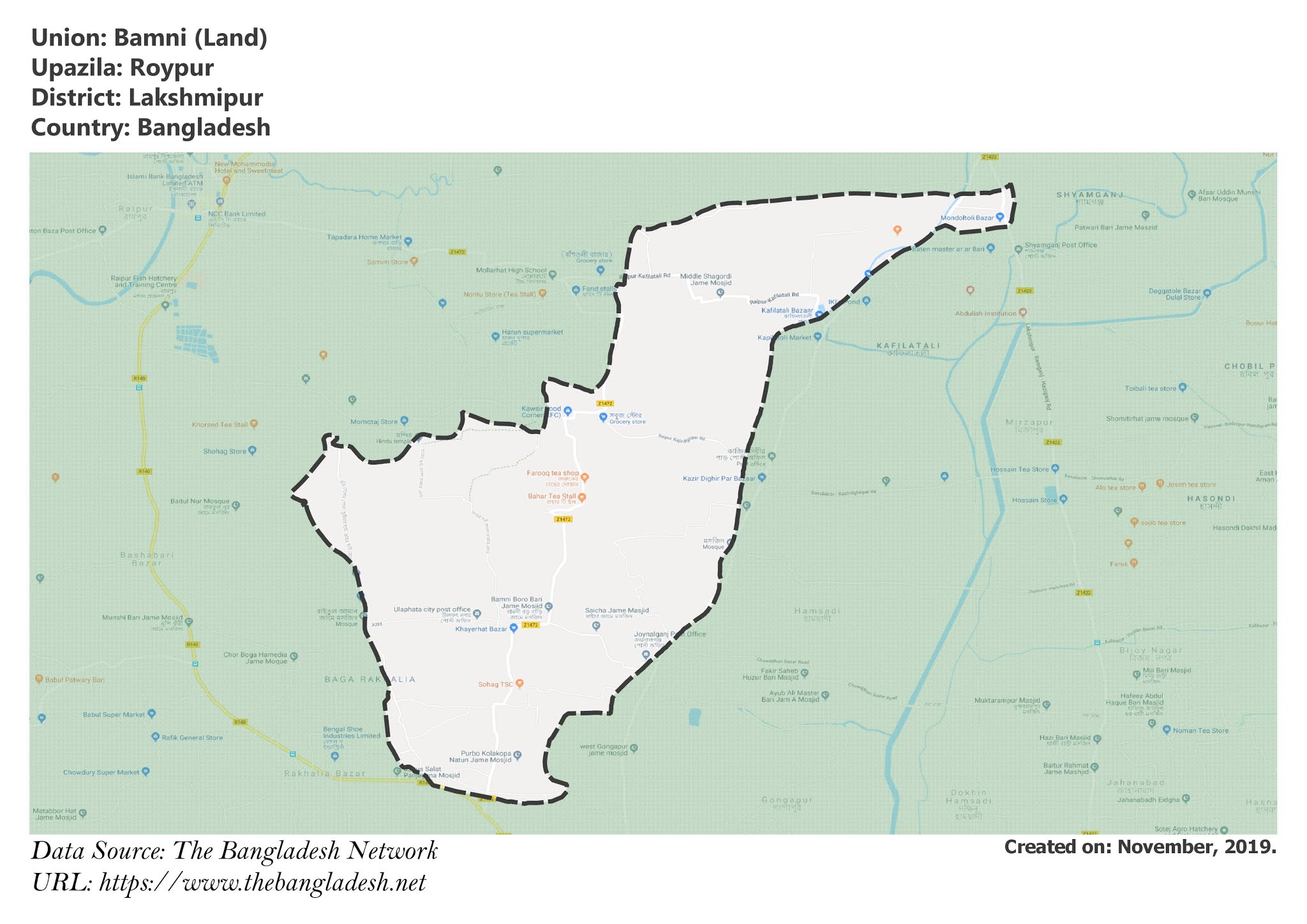 Bamni Union, Lakshmipur