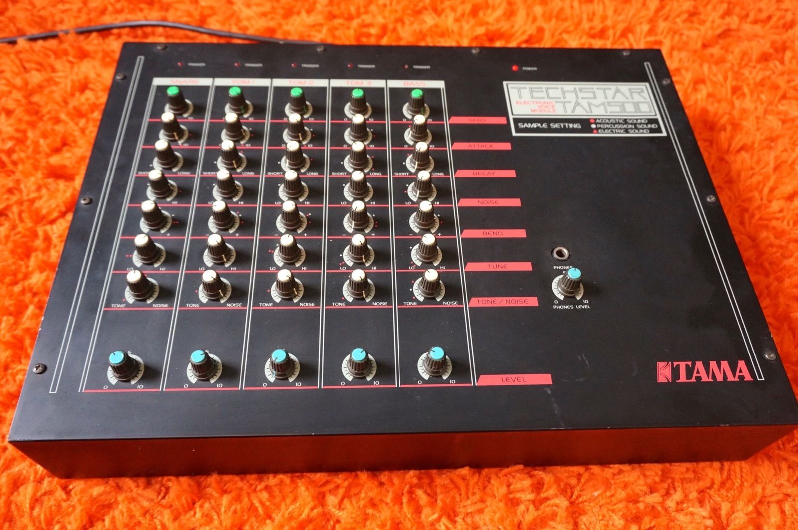 MATRIXSYNTH Tama Techstar TAM500 Analog Drum Synth