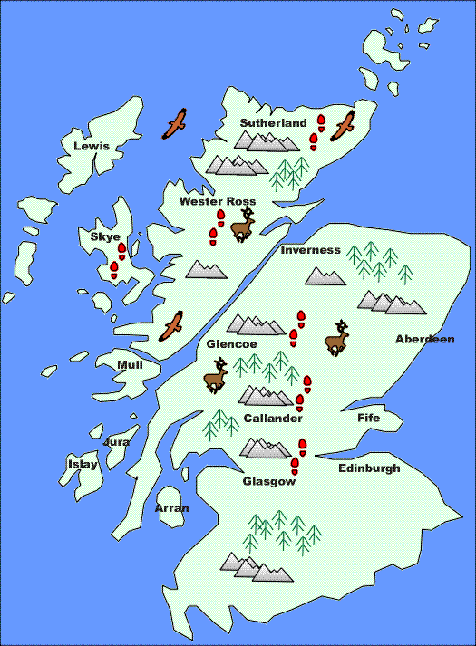 scotland map regional political scotland map regional political