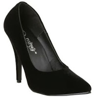 escarpin velour noir